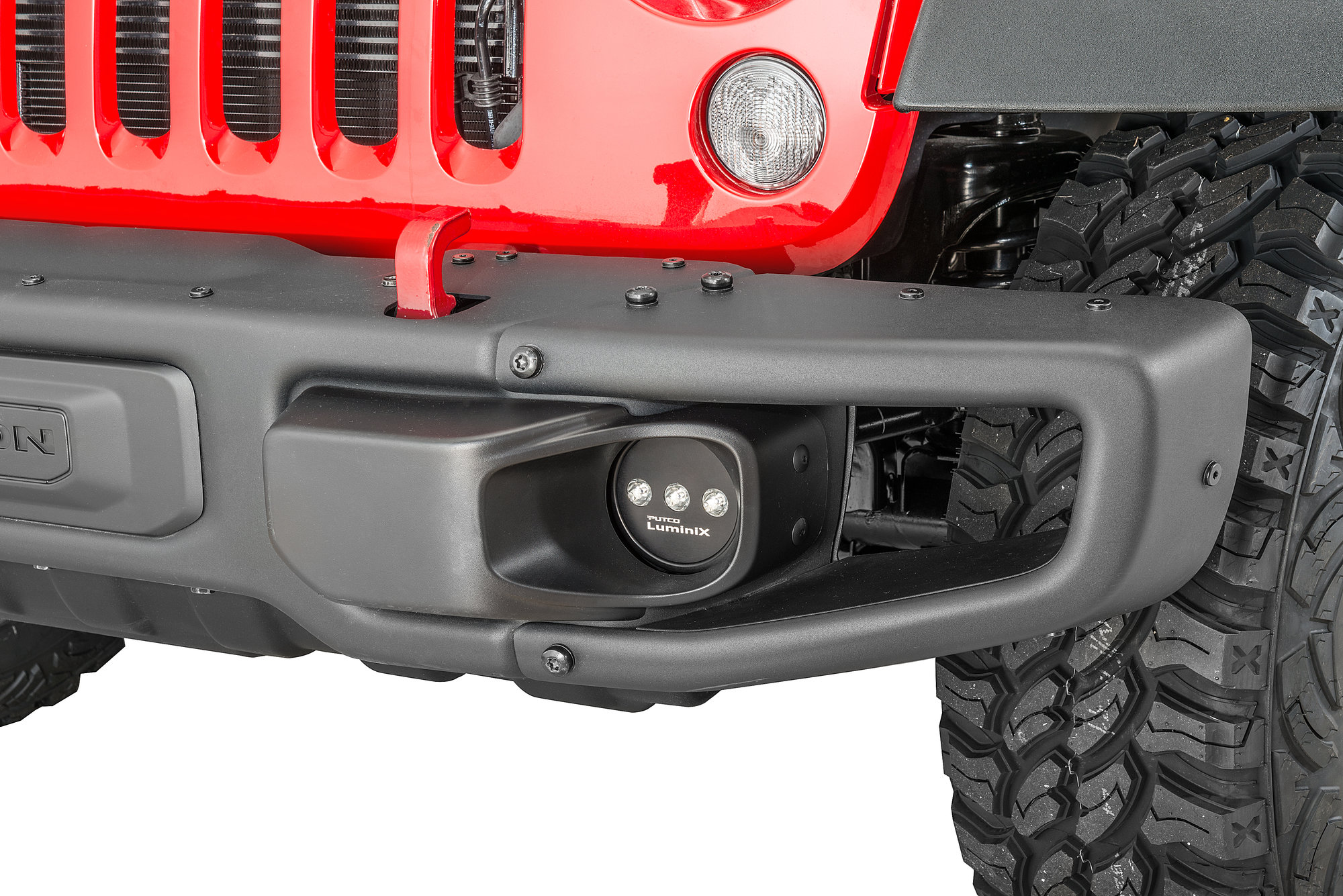 Putco 12002 Luminix LED Fog Light Kit for 13-18 Jeep Wrangler JK with Rubicon 10th Anniversary Bumper