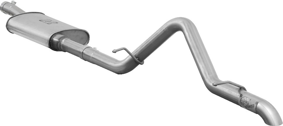 aFe Power 2.5" Scorpion Hi-Tuck Rock Basher Cat-Back Exhaust System for 07-18 Jeep Wrangler and Wrangler Unlimited JK
