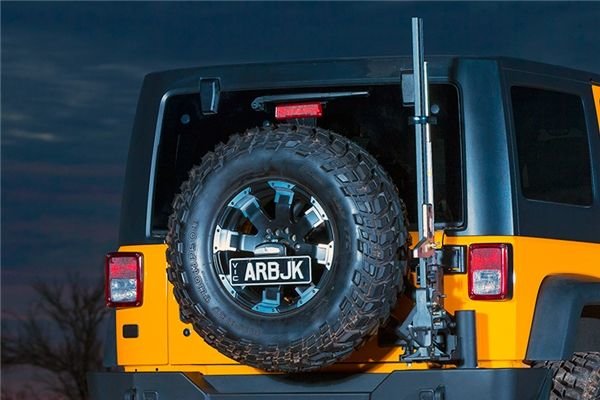 ARB 5750320 Rear Tire Carrier in Integrit Textured Finish for 07-18 Jeep Wrangler and Wrangler Unlimited JK with ARB Modular Rear Bumper