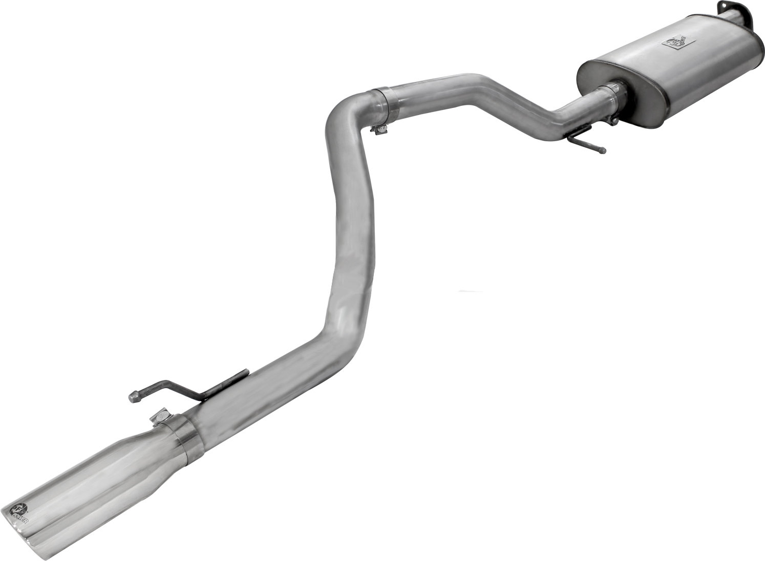 aFe Power 49-48052 Mach Force XP 3" Cat Back Exhaust System in Stainless Steel for 06-10 Jeep Commander XK with 4.7L V8