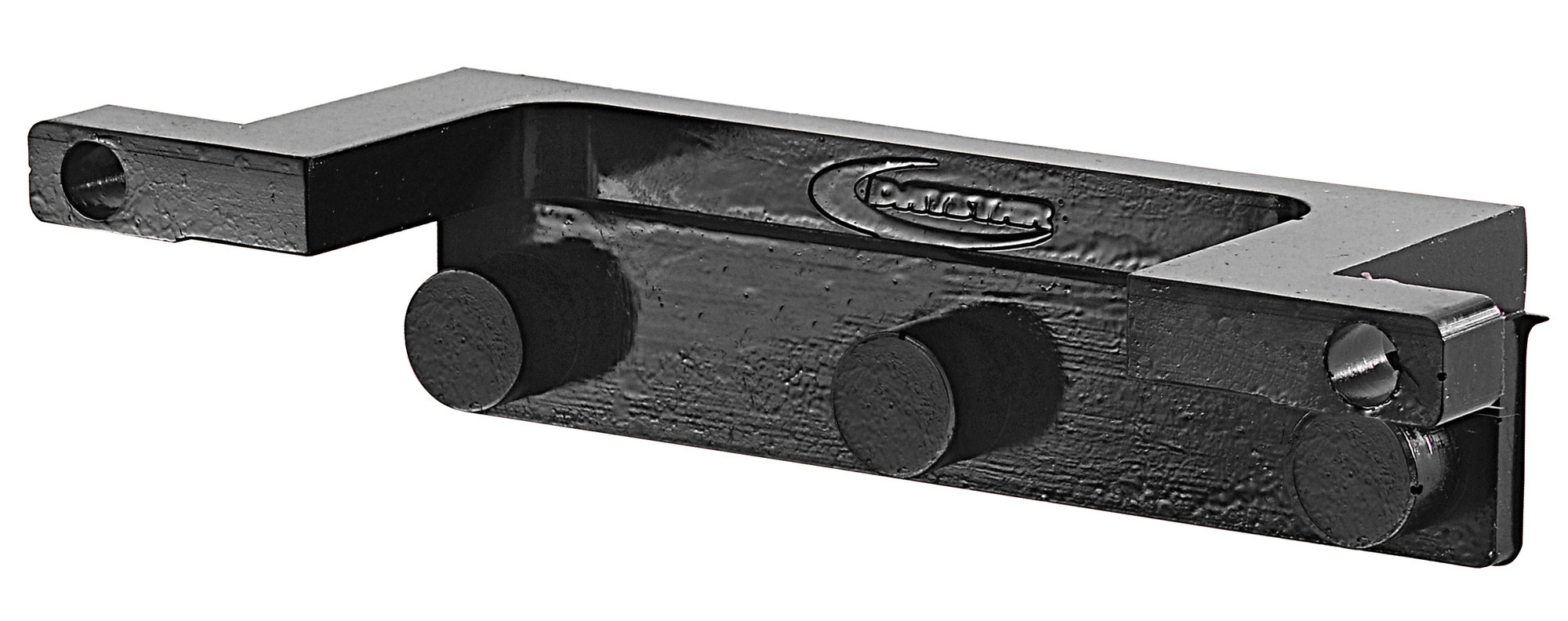 Daystar Daystar License Plate Bracket in Black for Roller Fairlead Isolator