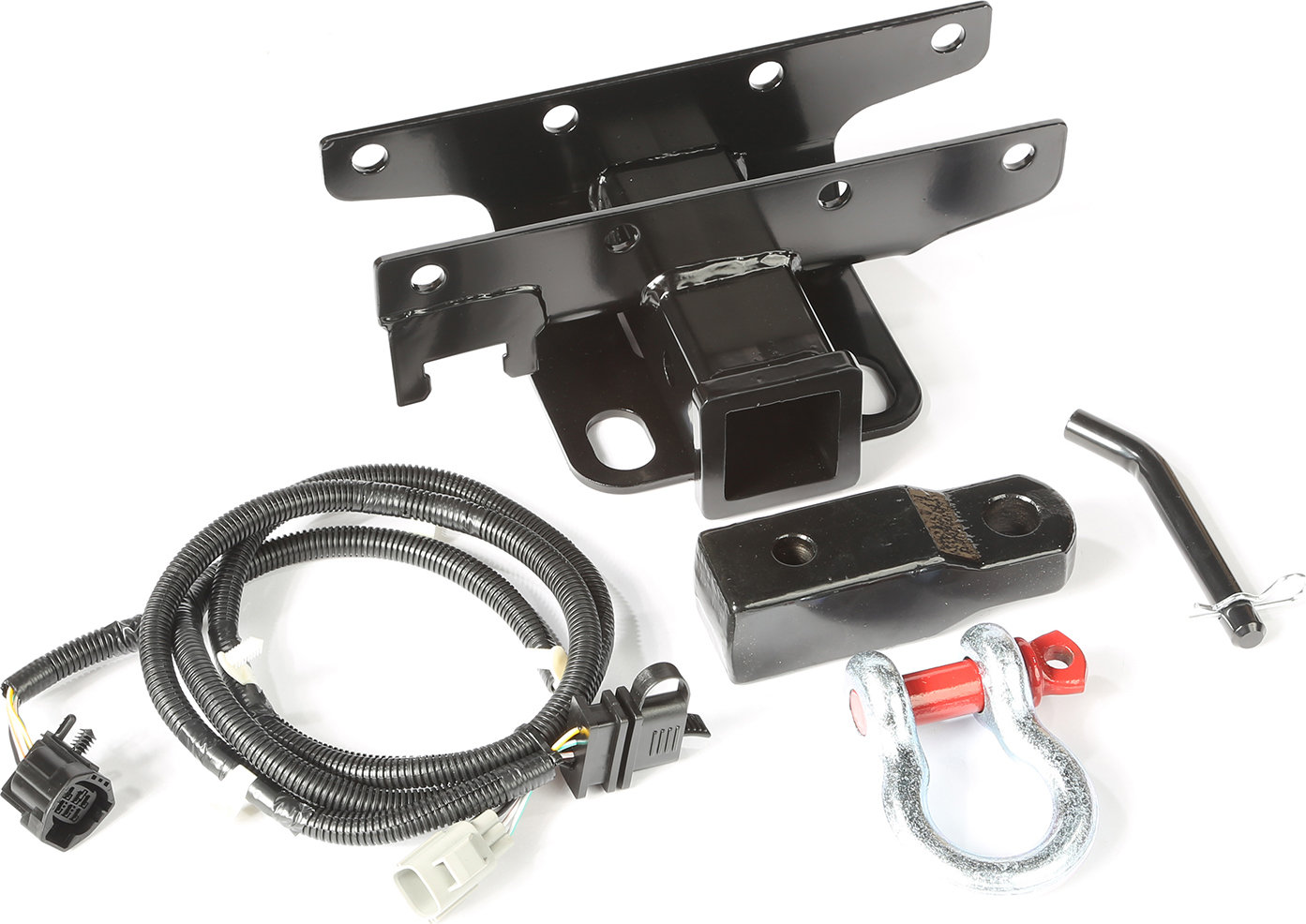 Rugged Ridge 11580.62 Receiver Hitch Kit with D-Shackle for 07-18 Jeep Wrangler JK