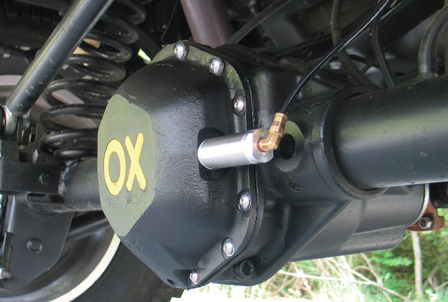 Ox D30-355-30-AIR Air Locking Differential for 71-18 Jeep Vehicles with 30 Spline Front Dana 30 with 3.55 and Numerically Lower Gear Ratio