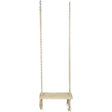 21.75″ Natural Rope Wooden Swing Chair