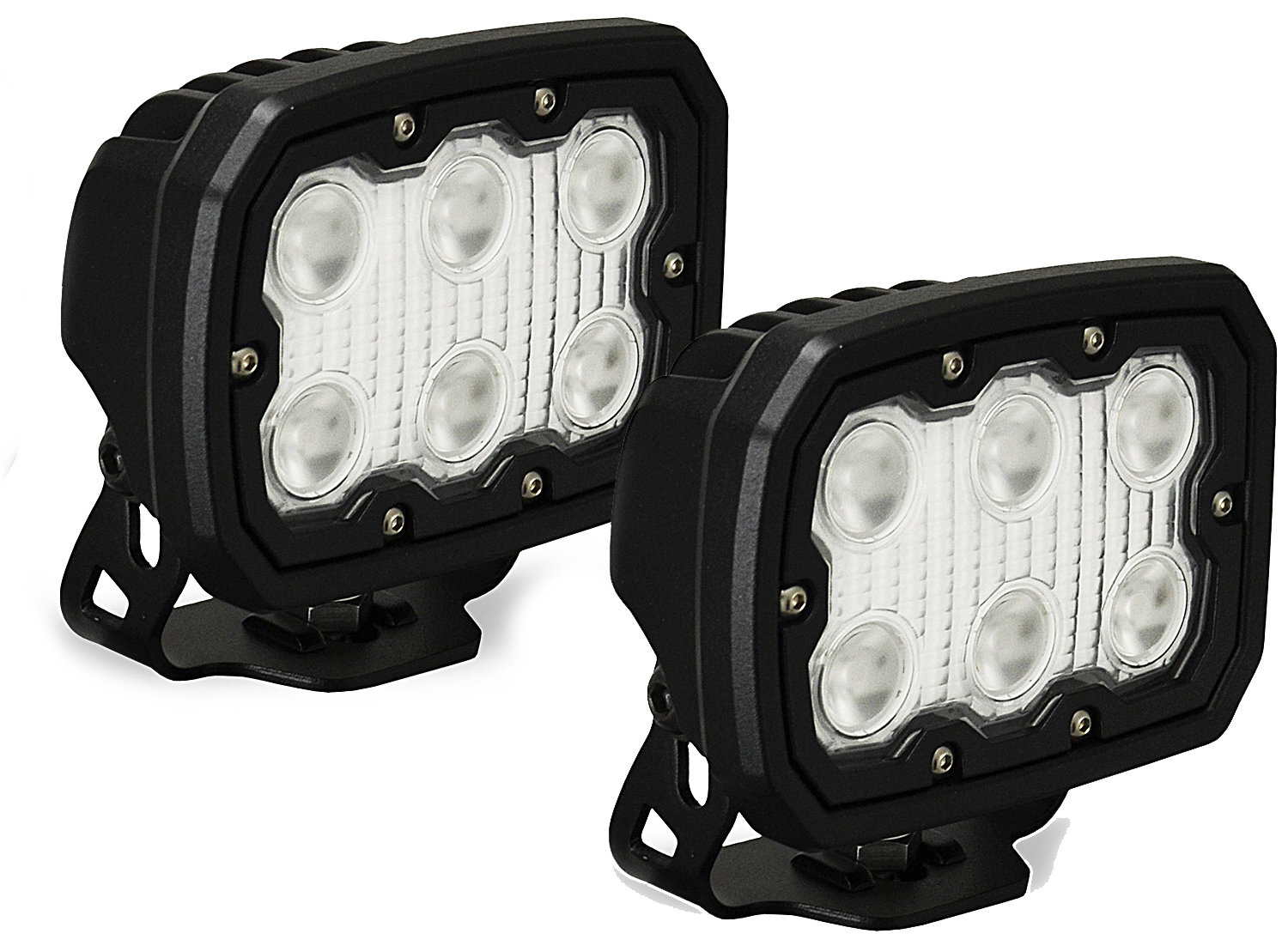Vision X 9892696 Duralux Work Light 6 LED 40° Light Kit