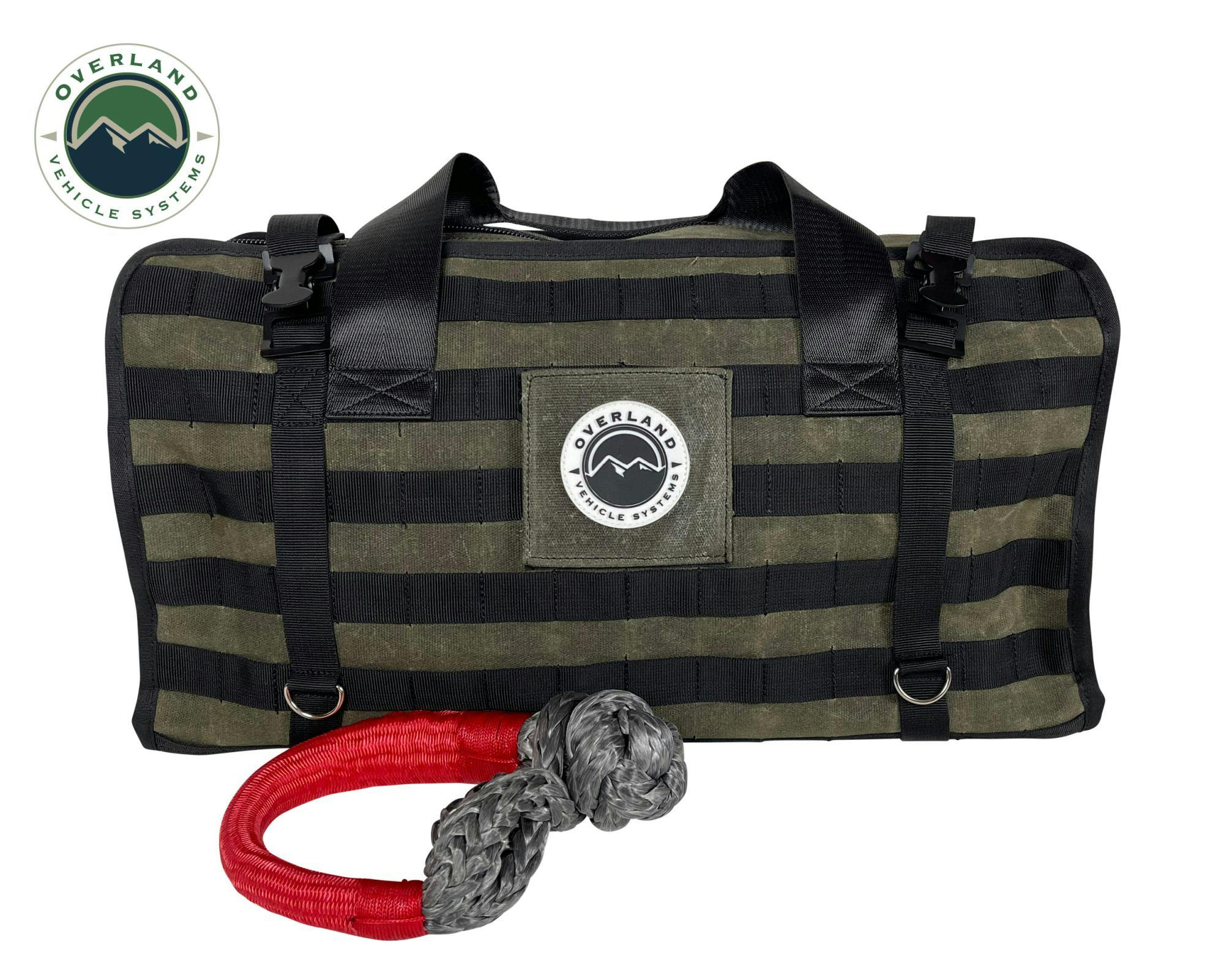 Overland Vehicle Systems 21179941 Large Recovery Bag With Handle And Straps - #16 Waxed Canvas