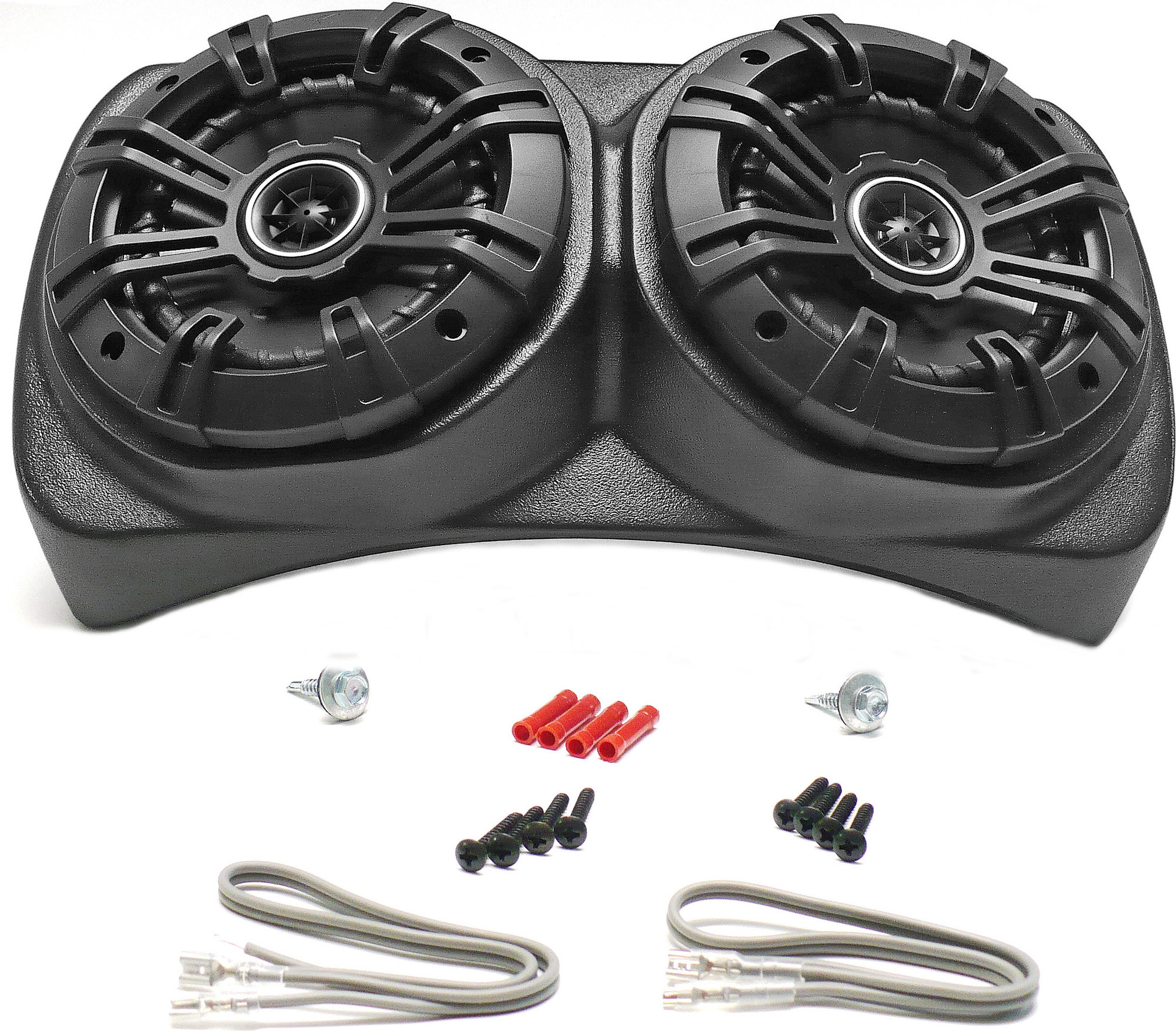 Select Increments 91970K Centra-Pod with 5.25" Kicker Speakers for 55-95 Jeep CJ-5, CJ-7, CJ-8 Scrambler & Wrangler YJ
