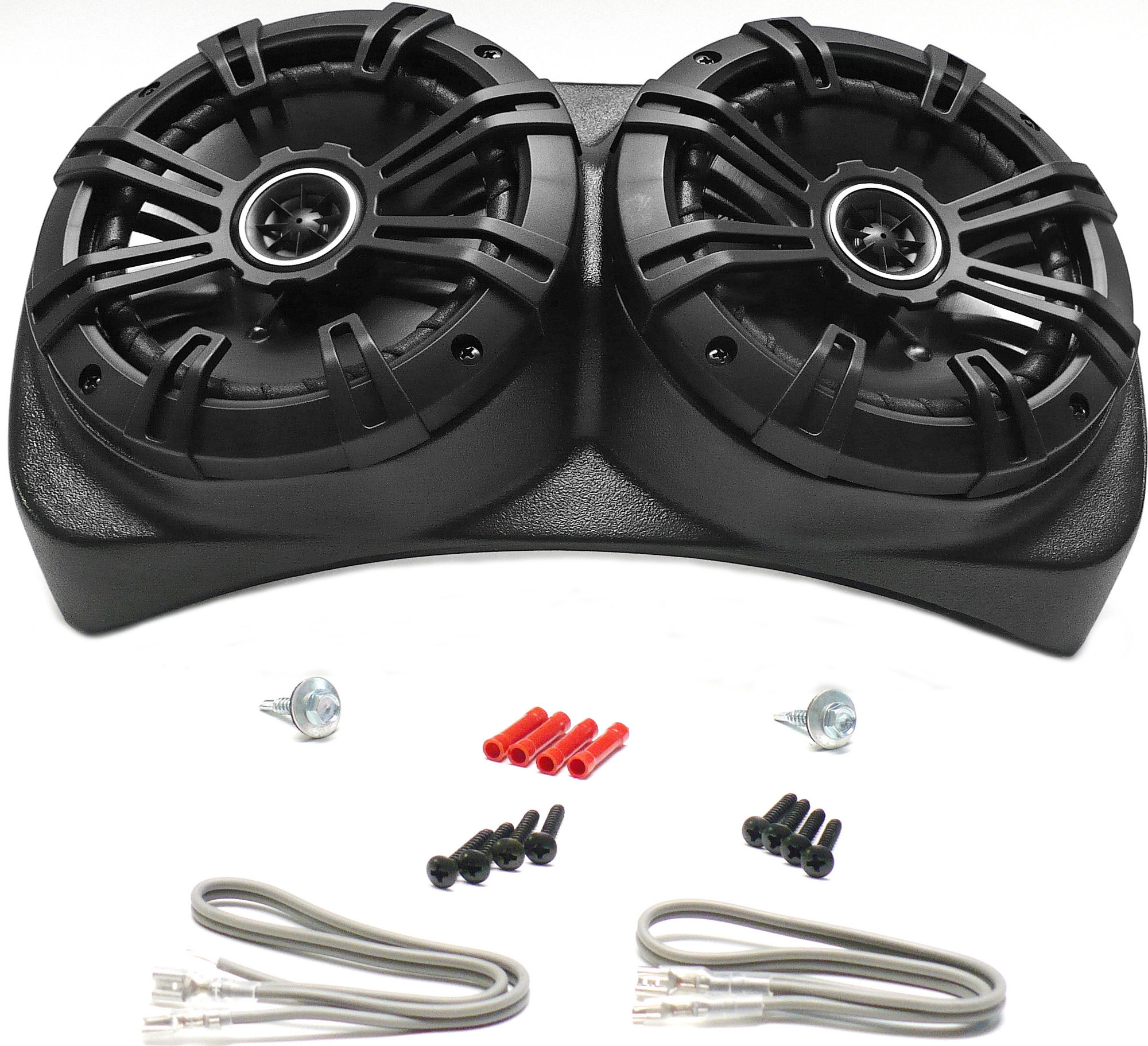 Select Increments 91970K65 Centra-Pod with 6.5" Kicker Speakers for 55-95 Jeep CJ-5, CJ-7, CJ-8 Scrambler & Wrangler YJ