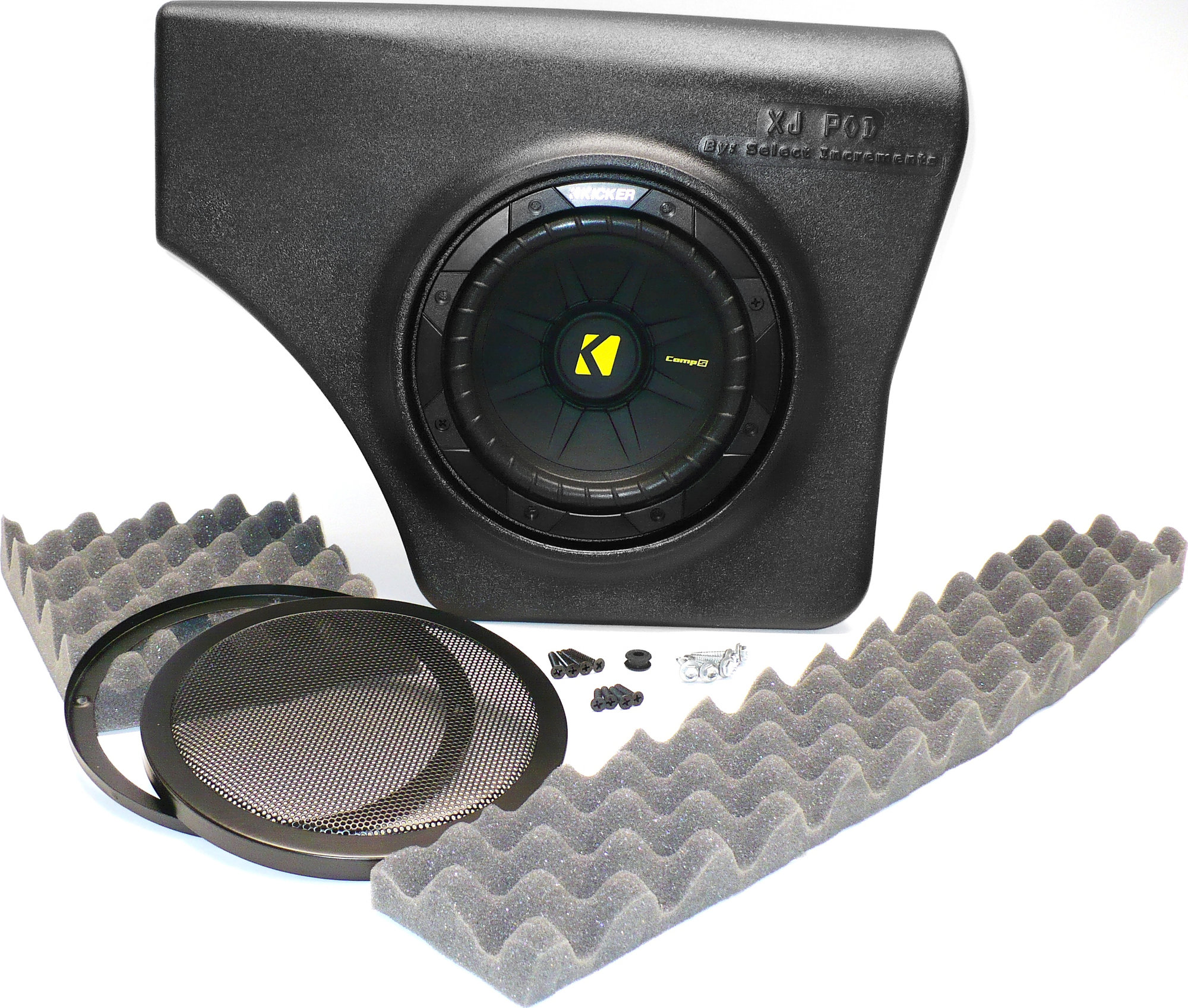 Select Increments 72625K XJ-Pod with Kicker Sub Woofer for 84-01 Jeep Cherokee XJ
