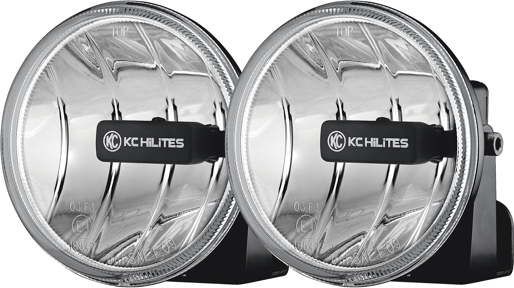 KC HiLiTES 493 4" Gravity LED Clear Fog Lights (Pair)