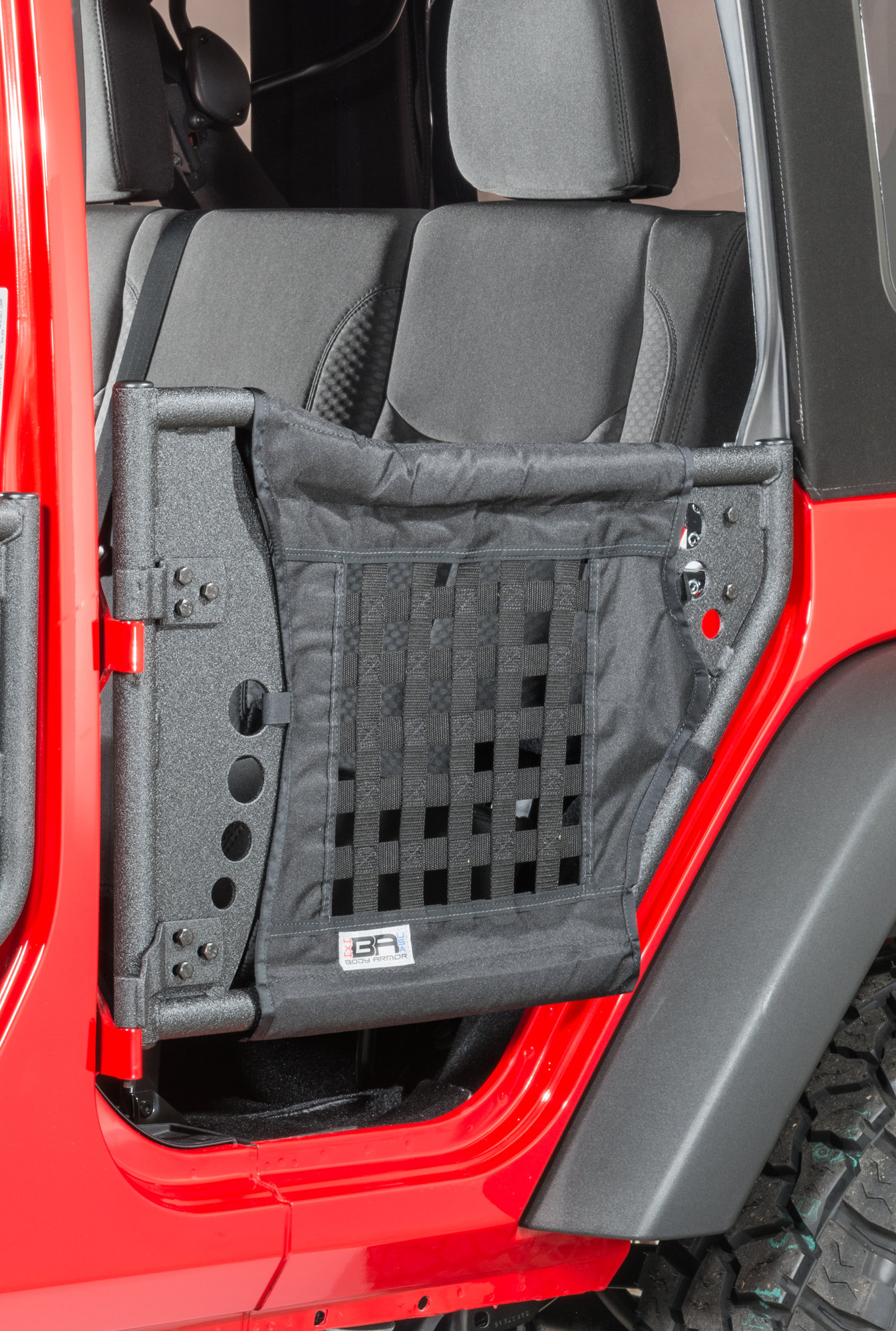 Body Armor JK-6140 Gen III Rear Trail Doors for 07-18 Jeep Wrangler Unlimited JK 4 Door