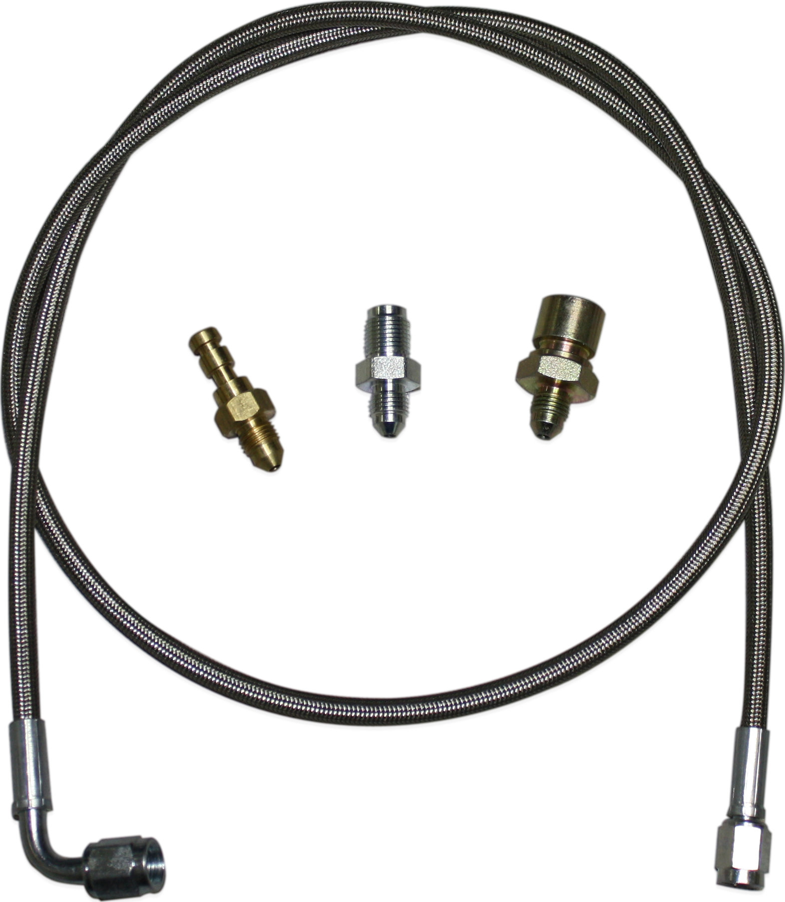 Advance Adapters 716130IR-93 Slave Cylinder Hose Kit for 87-93 Jeep Wrangler YJ & Cherokee XJ with Internal Release Throwout Bearing