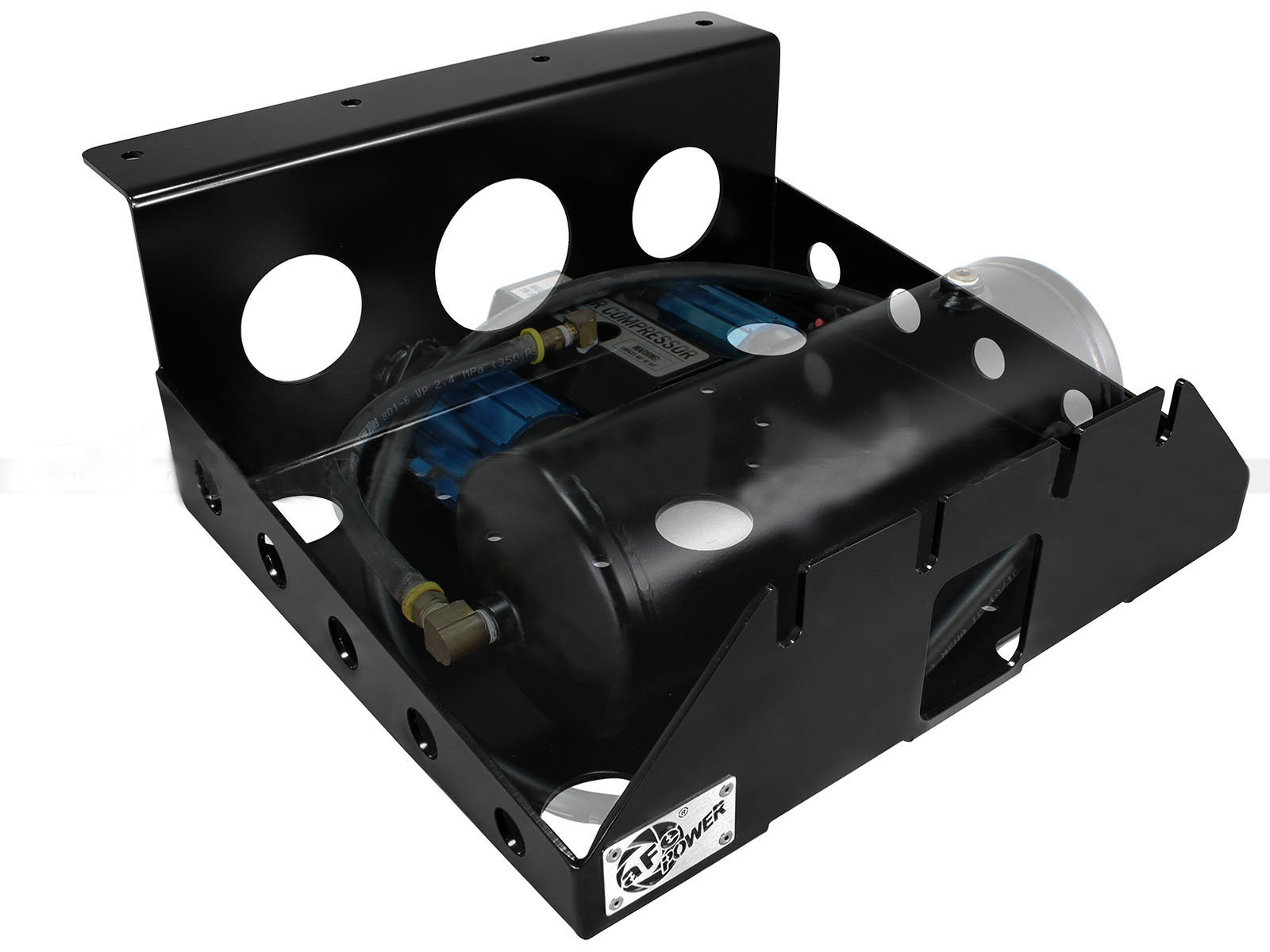 aFe Power 46-79001 Glide Guard On Board Air Compressor/Tank Mount for 07-15 Jeep Wrangler and Wrangler Unlimited JK