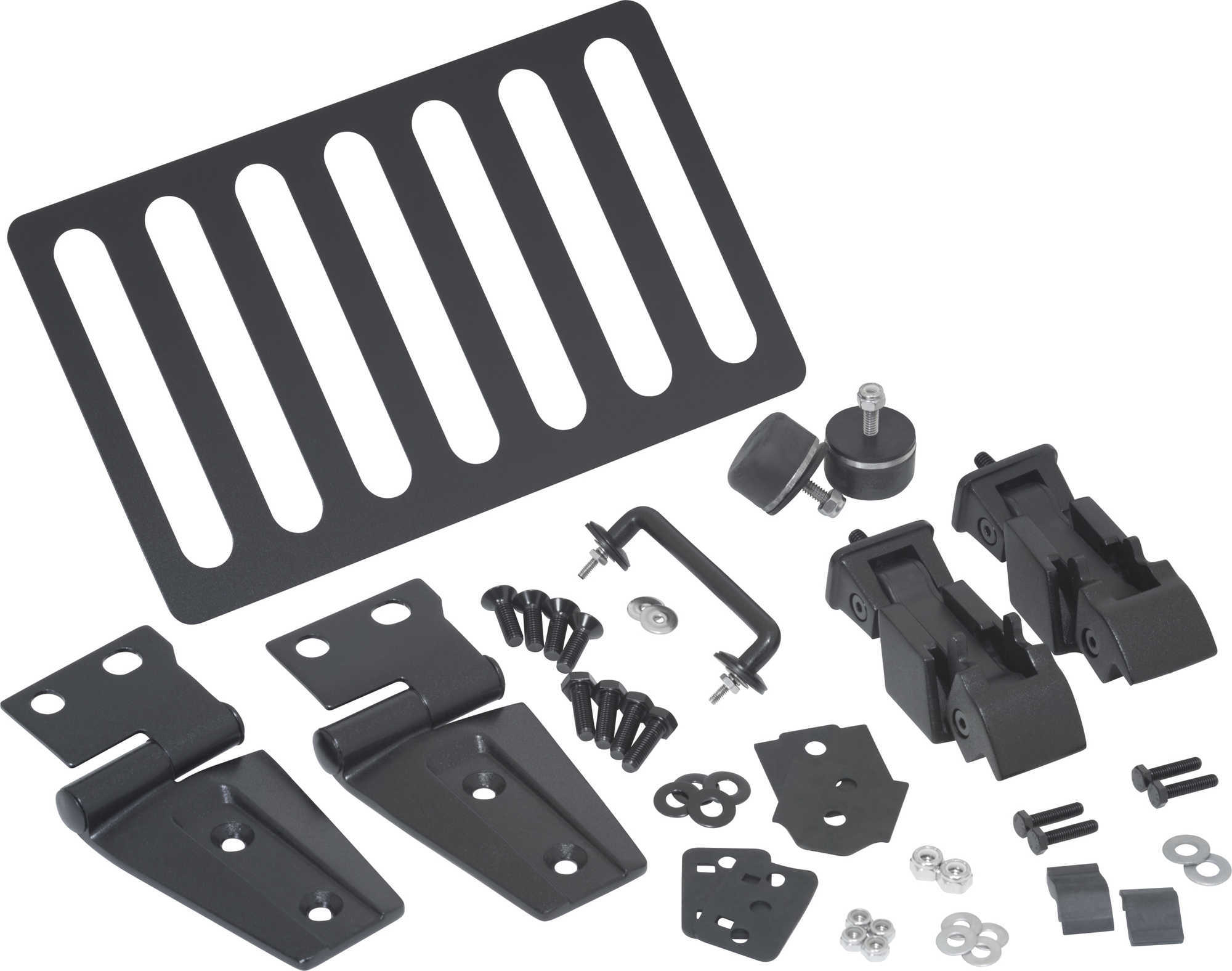 Kentrol Stainless Steel Hood Kit for 07-18 Jeep Wrangler JK