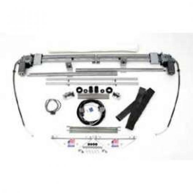 Chevy Power Window Kit, Vent Window Delete, 2-Door Sedan Or Wagon, Doors Only, 1955-1957