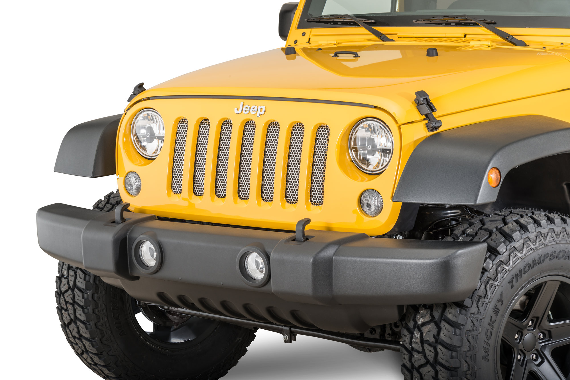 Rugged Ridge Perforated Grille Screen for 07-18 Jeep Wrangler JK