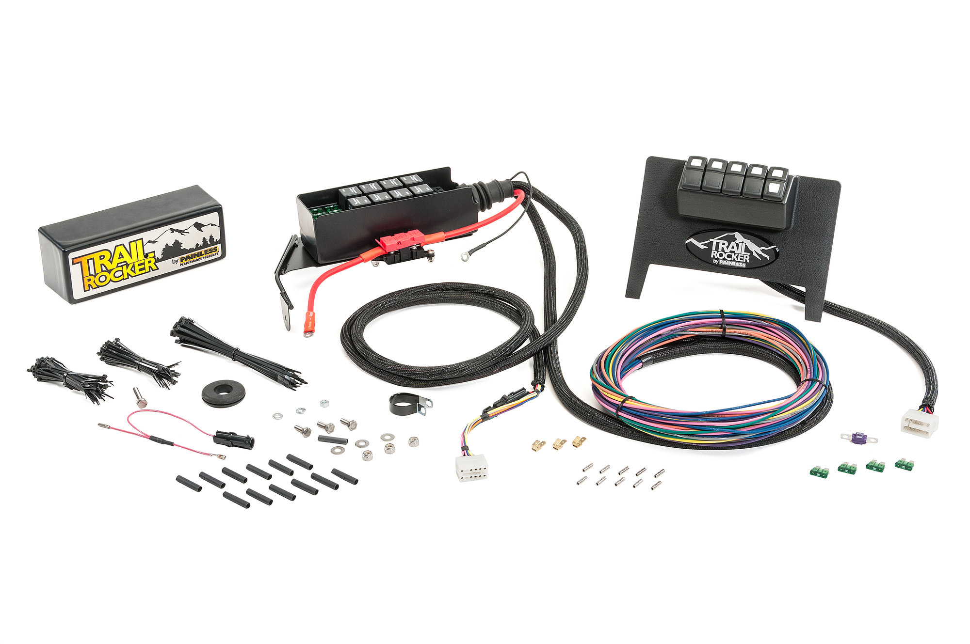 Painless Wiring 57001 Trail Rocker for 11-18 Jeep Wrangler JK with Automatic Transmission