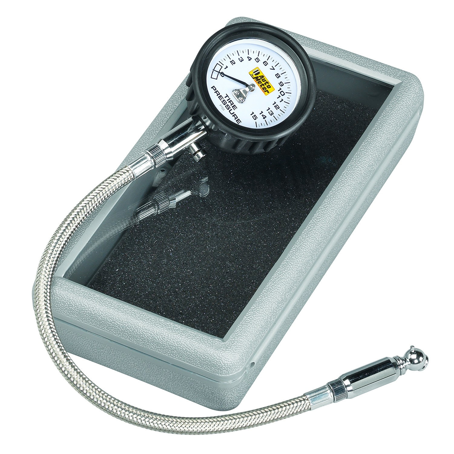 Auto Meter 2159 Autometer Tire Pressure Gauge 0-15 PSI Mechanical