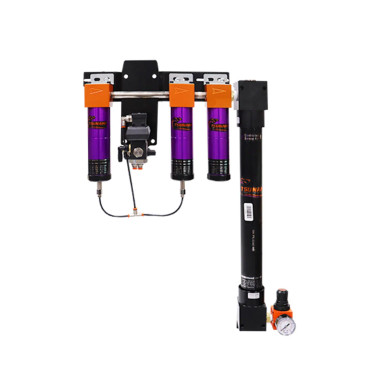 Tsunami Precision Equipment Filter/Dryer System with Membrane Dryer and Regulator - 15 SCFM