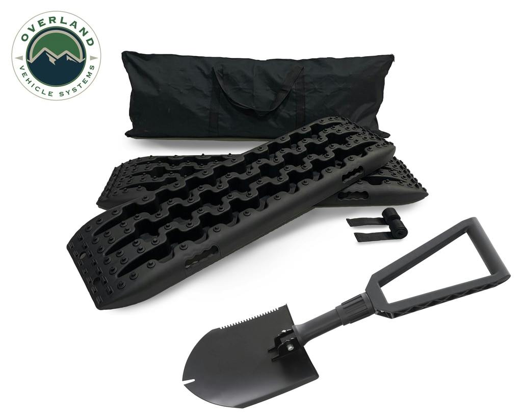Overland Vehicle Systems 22-4969 Combo Kit with Recovery Ramp and Multi Functional Shovel