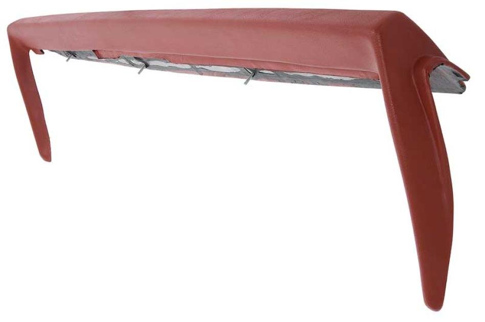 1968 Camaro, Firebird Dash Pad, Red, Vinyl Wrapped, Made in the USA