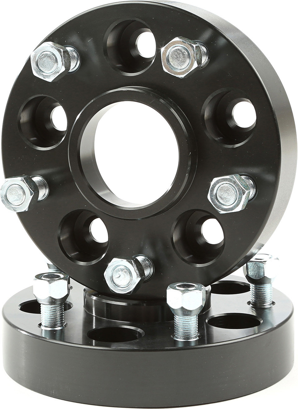 Rugged Ridge 15201.15 1.25" Wheel Adapters for Jeeps Changing bolt pattern from 5x4.5" to 5x5"