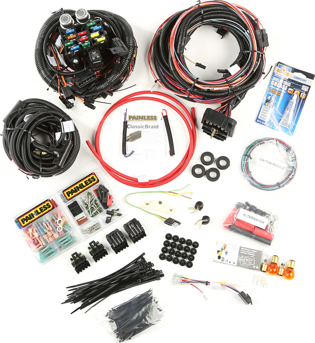 Rugged Ridge 17202.04 Painless Wire Harness Kit for 76-86 Jeep CJ-5, CJ-7 & CJ-8 Scrambler