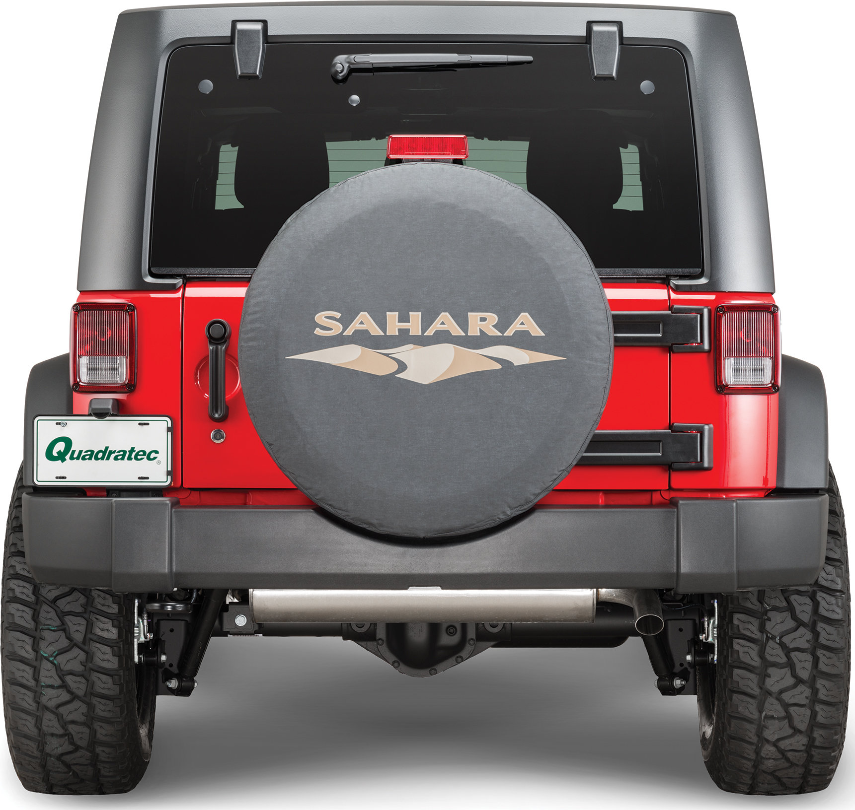 Mopar 82212321 Jeep Logo Tire Cover Black Denim with "Sahara" Fits P255/70R18 Tires