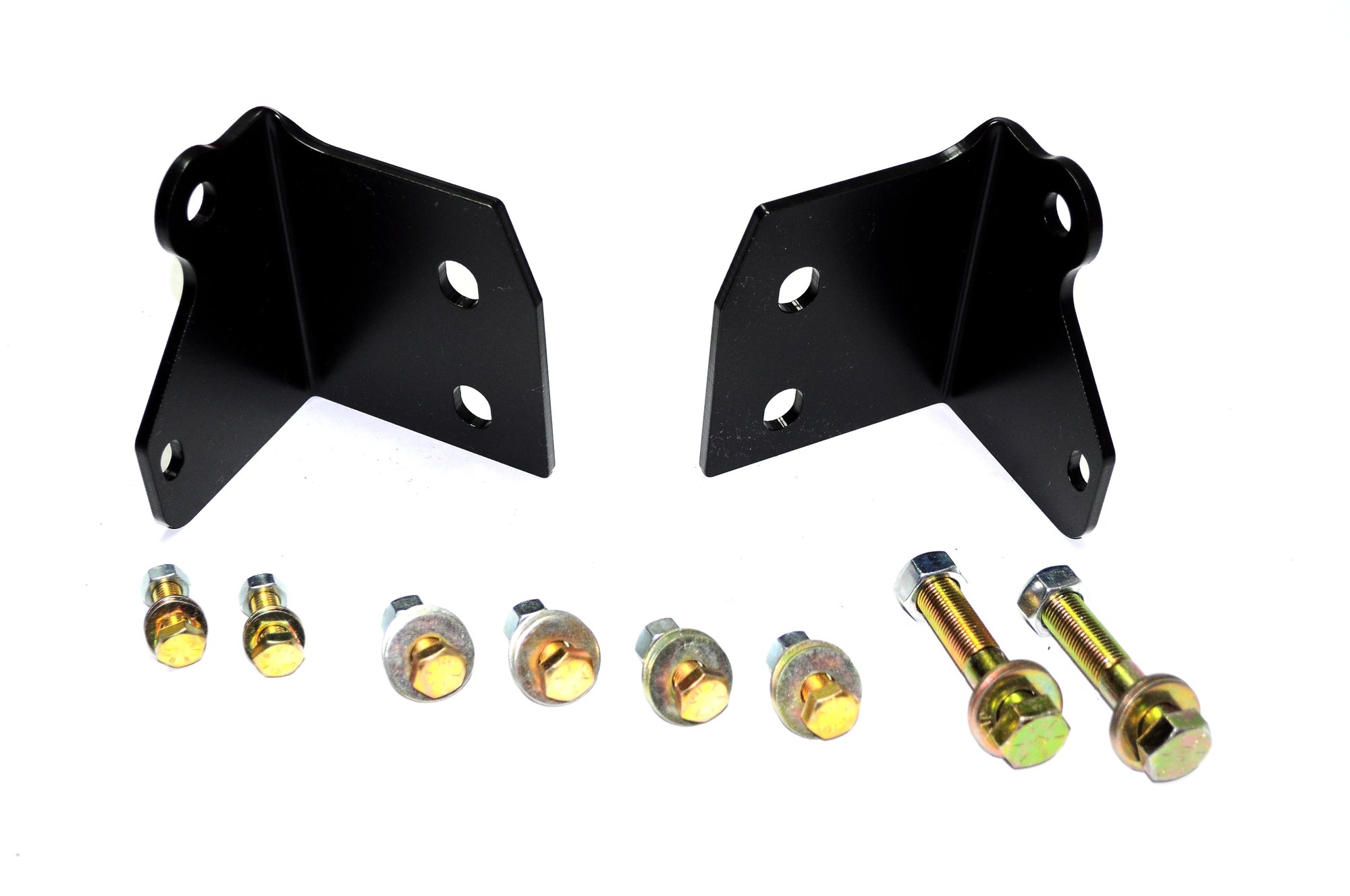 EVO Manufacturing EVO-1113B Front Shock Relocation Brackets for 07-18 Jeep Wrangler JK