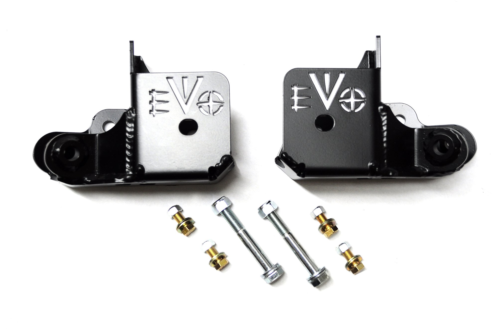EVO Manufacturing EVO-1038 Rear Lower Rock Star Control Arm Skids for 07-18 Jeep Wrangler JK