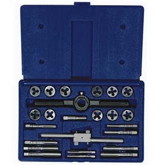 24-pc Fractional TapandRound Die Set HAN23622