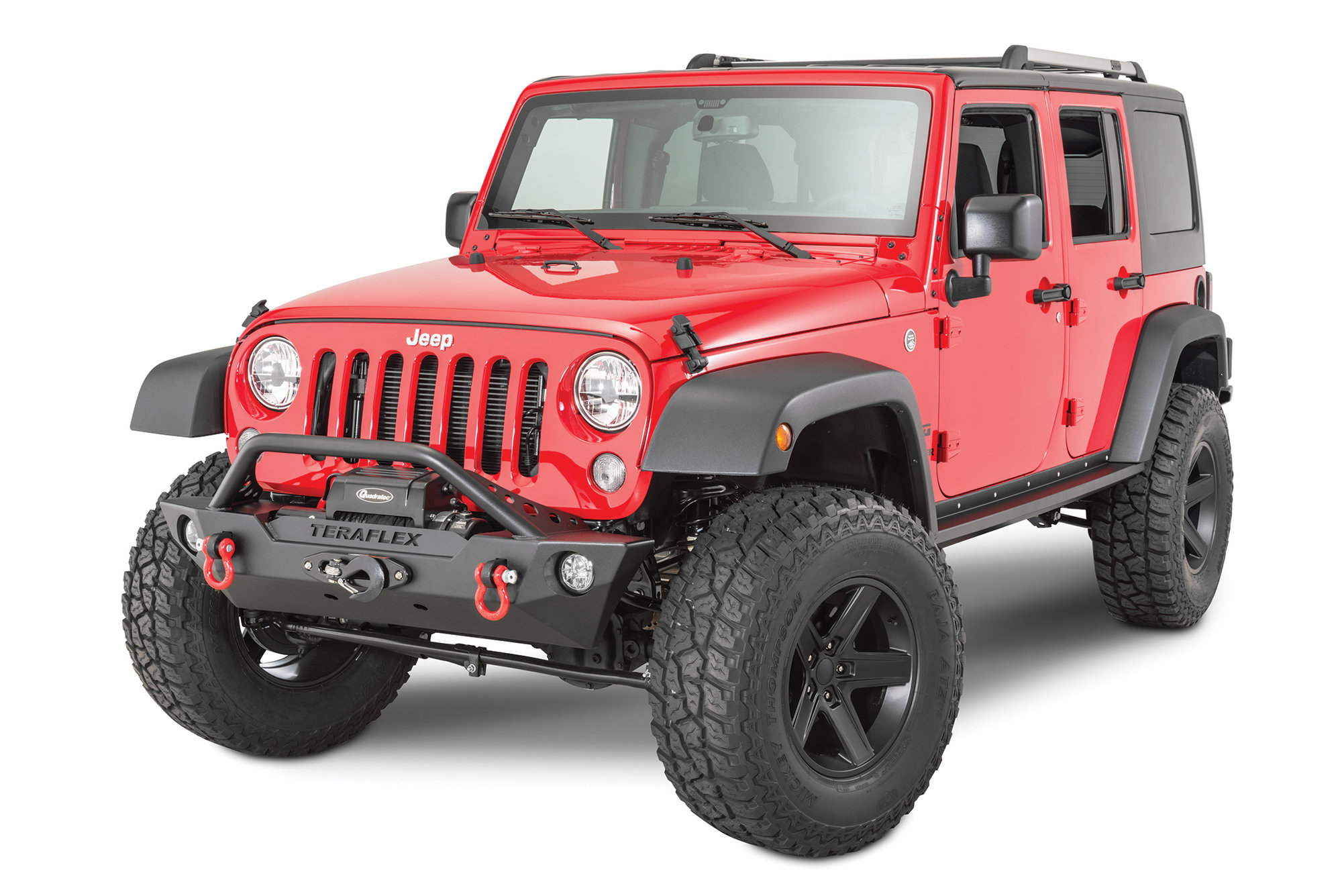 Teraflex Front Epic Bumper with Hoop for 07-18 Jeep Wrangler JK