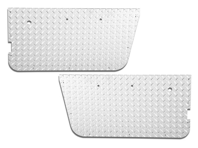 Warrior Products Door Panel Inserts for 76-95 Jeep CJ7 & Wrangler YJ with Full Steel Doors
