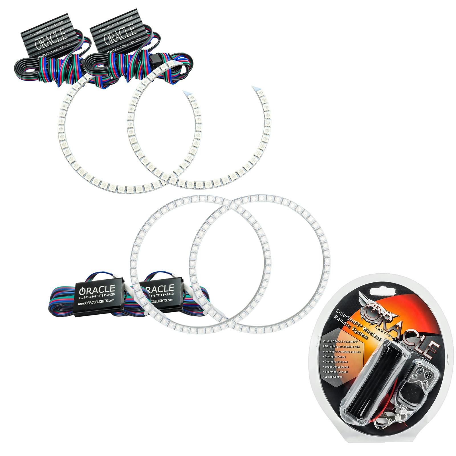 Oracle Lighting 2516-330 2004-2005 Subaru WRX/STi LED Headlight Halo Kit - ColorSHIFT - w/RF Controller