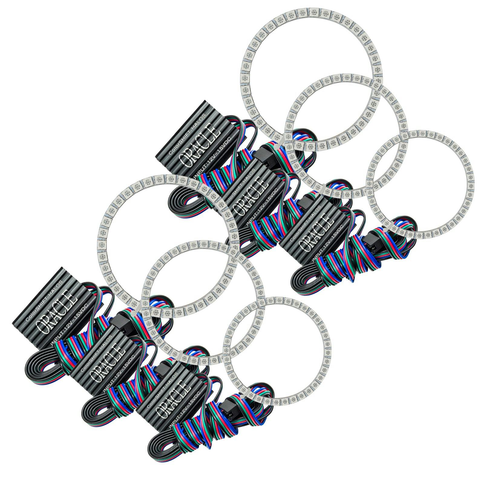 Oracle Lighting 2517-334 1993-1998 Toyota Supra LED Headlight Halo Kit - ColorSHIFT - w/No Controller
