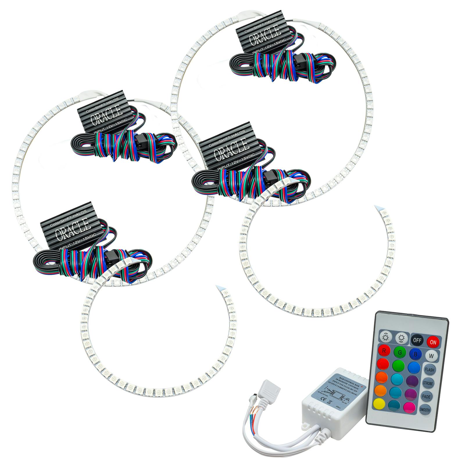 Oracle Lighting 2527-504 2008-2016 Toyota Sequoia HL Halo - CS - w/Simple Ctrl