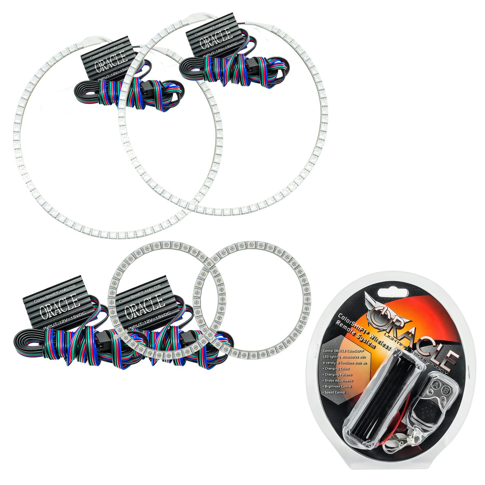 Oracle Lighting 2529-330 2005-2006 Volkswagen Touareg HL Halo - CS - w/RF Ctrl