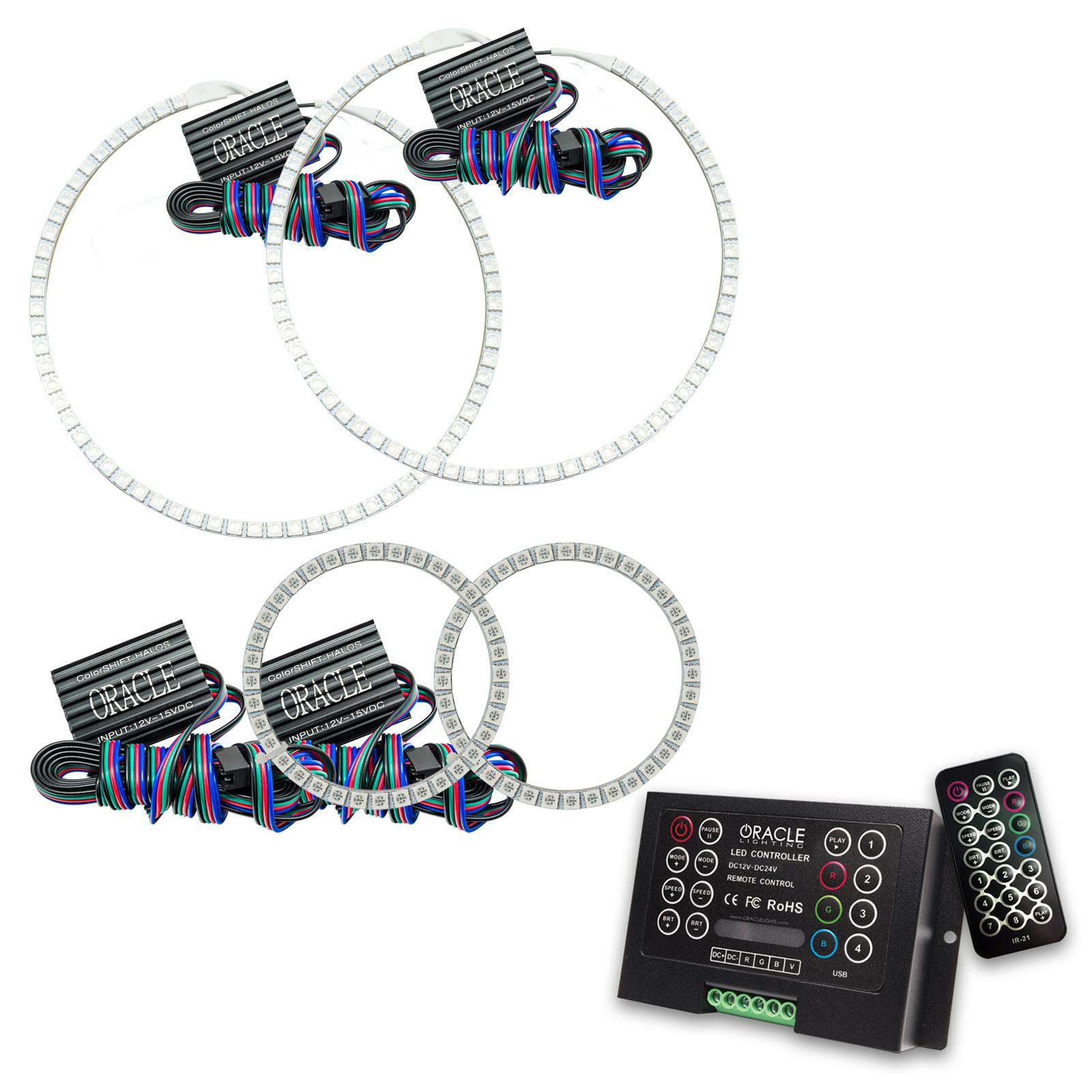 Oracle Lighting 2529-333 2005-2006 Volkswagen Touareg HL Halo - CS - w/2.0 Ctrl