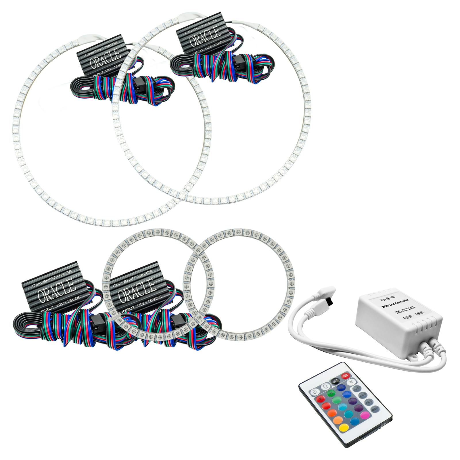 Oracle Lighting 2529-504 2005-2006 Volkswagen Touareg HL Halo - CS - w/Simple Ctrl