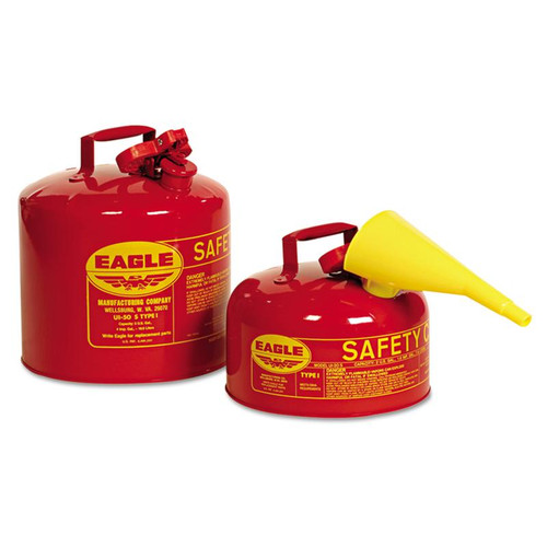 Eagle Mfg 258-UI-50-FS 5Gal Type 1 Safety Can W-Funnel