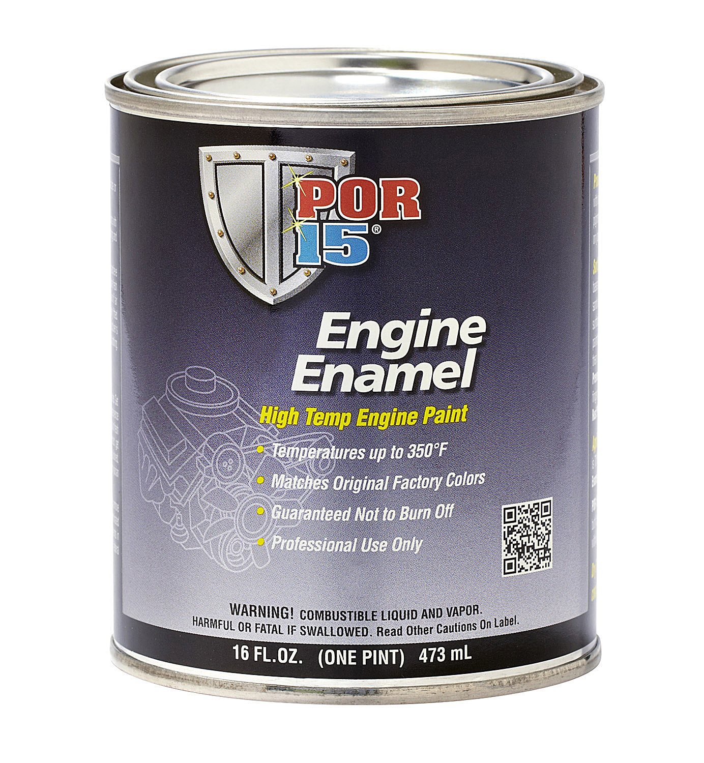 Por-15 42268 Engine Enamel in Chevy Orange
