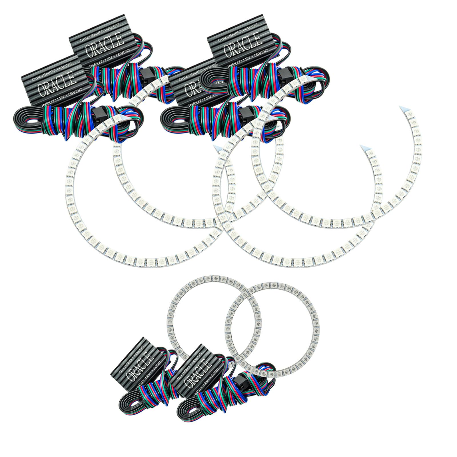 Oracle Lighting 2627-334 2011-2013 Jeep Grand Cherokee HL Triple Halo - CS - w/No Ctrl