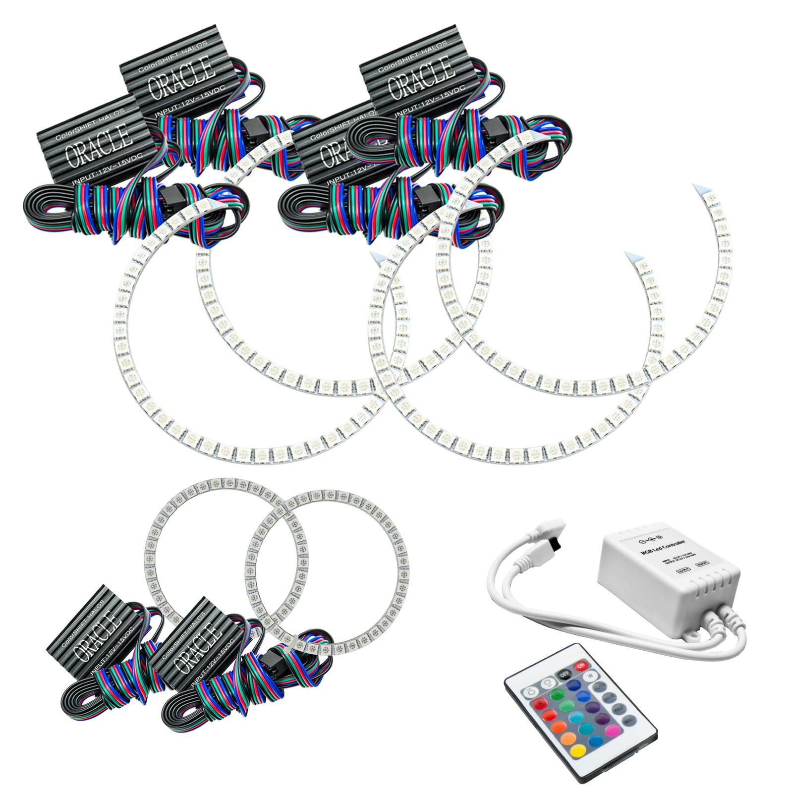 Oracle Lighting 2627-504 2011-2013 Jeep Grand Cherokee HL Triple Halo - CS - w/Simple Ctrl