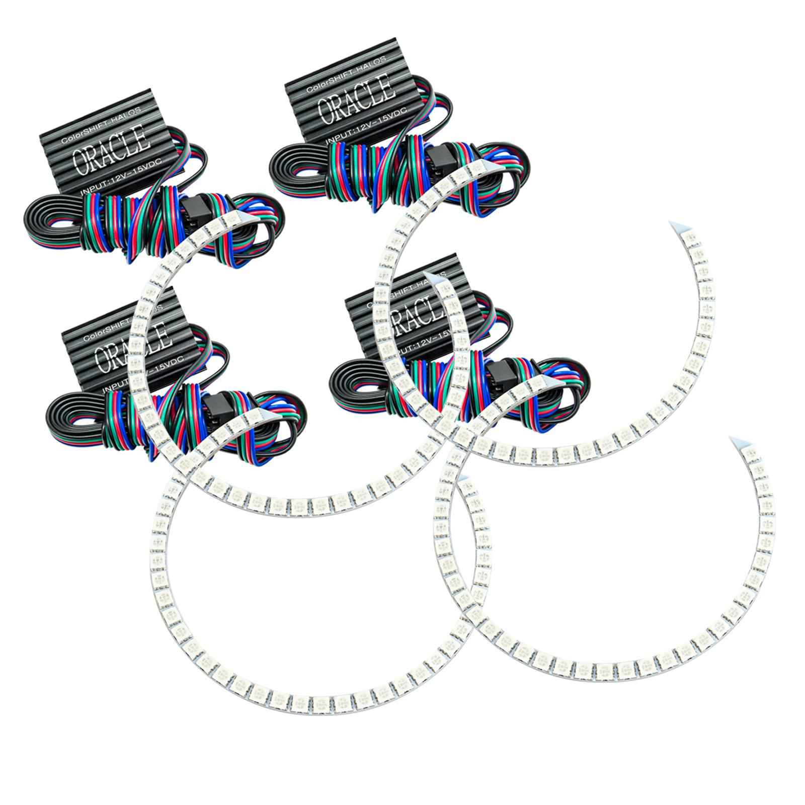 Oracle Lighting 2633-334 1998-2005 BMW M3 LED Headlight Halo Kit - ColorSHIFT - w/No Controller