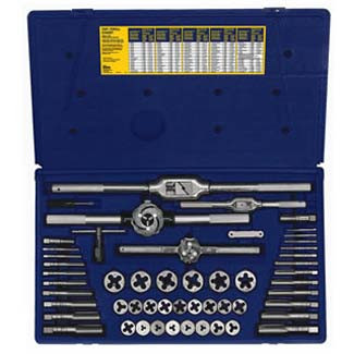 53-pc Metric TapandHex Die Set