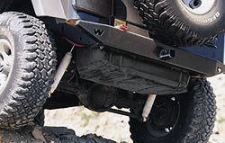 WARN 65508 Rock Crawler Rear Bumper for 97-06 Jeep Wrangler TJ & Unlimited (Will accept tire carrier)