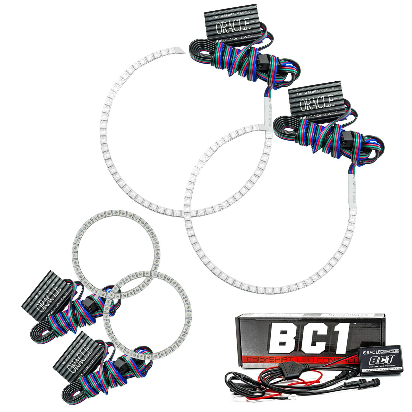 Oracle Lighting 2659-335 2005-2008 Honda Odyssey LED Headlight Halo Kit - ColorSHIFT - w/BC2 Controller