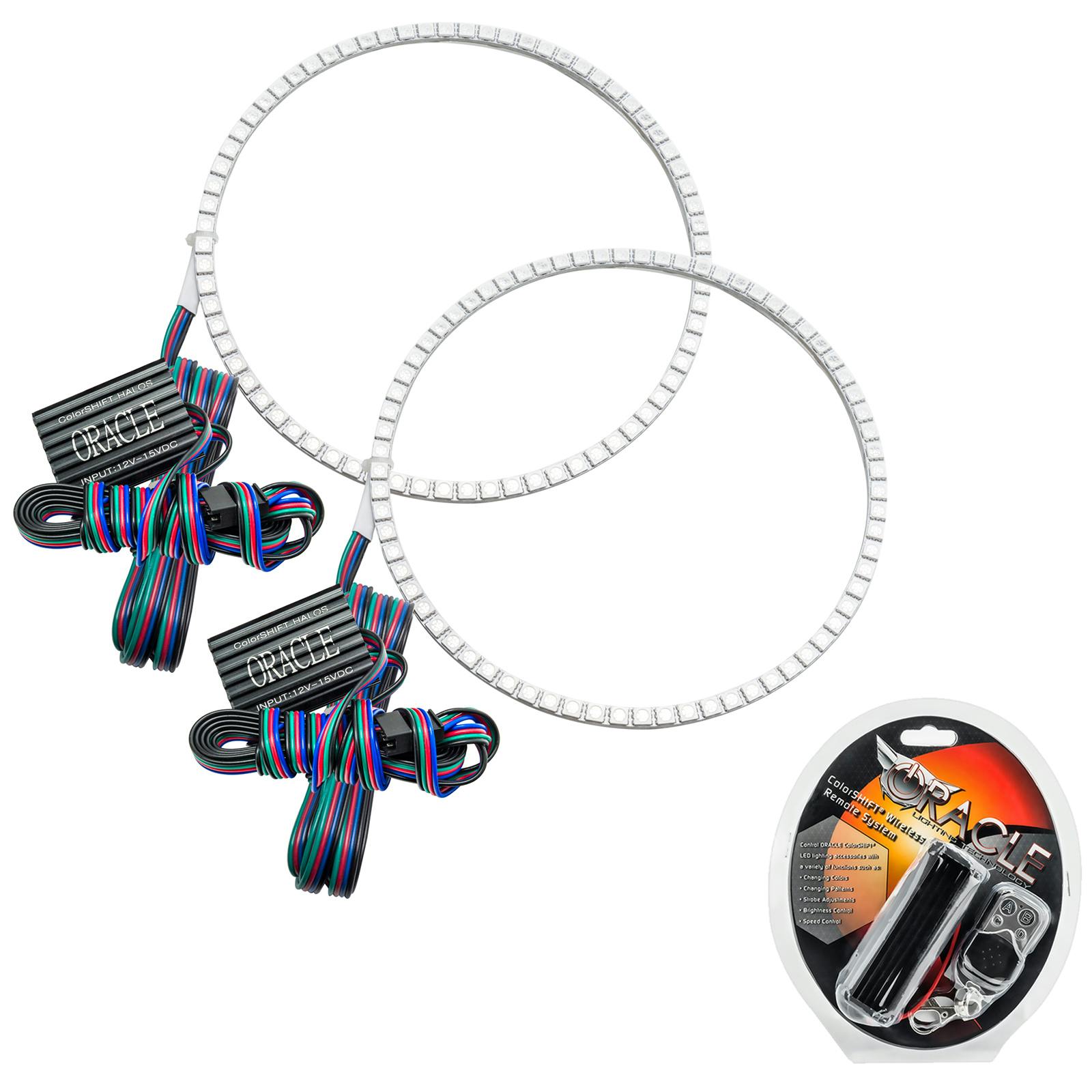 Oracle Lighting 2680-330 2005-2011 Toyota Tacoma LED Headlight Halo Kit - ColorSHIFT - w/RF Controller