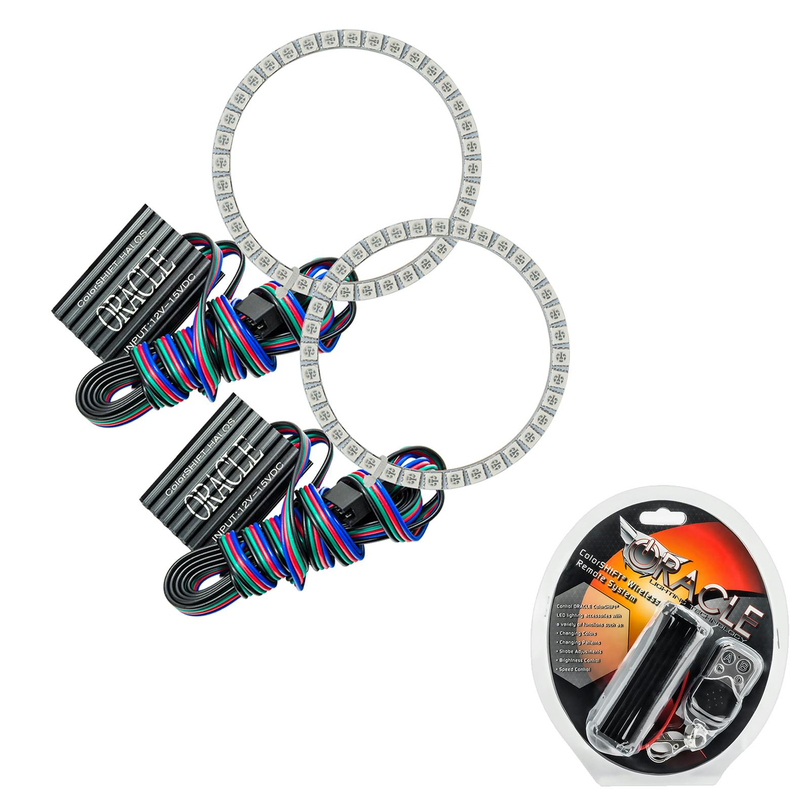 Oracle Lighting 2696-330 2012-2015 Ford Explorer LED Headlight Halo Kit - ColorSHIFT - w/RF Controller