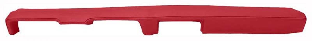 1969 Camaro, Dash Pad, Urethane Reproduction, With AC, Red